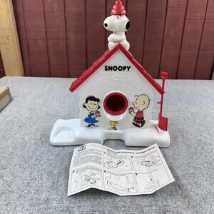 Vintage 1992 Snoopy Sno Cone Machine Peanuts Shaved Ice Snow Cone Maker Works